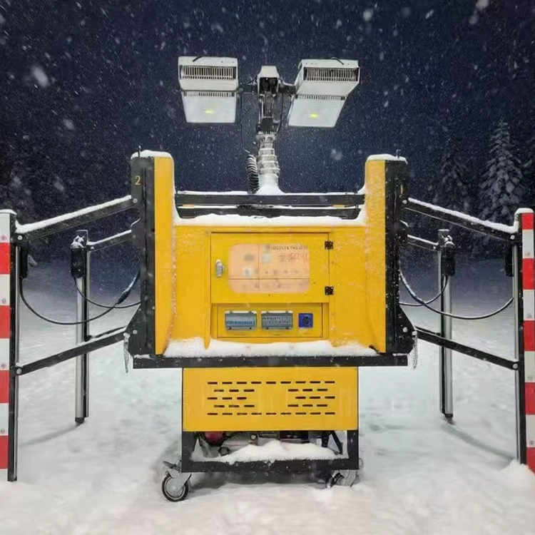 Memuat dan Memunggah Automatik Menara Lampu Mudah Alih